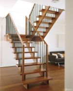 现代北欧风格木制楼梯设计装修效果图欣赏