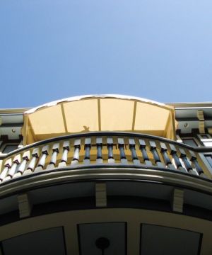 欧式别墅阳台遮阳棚外观设计效果图