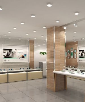 oppo手机店面室内货柜效果图欣赏