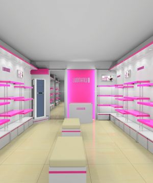2023品牌女服装店货柜设计效果图欣赏