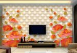 3d电视背景墙壁纸装修设计图片