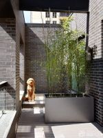 最新半封闭阳台花园墙砖墙面装修案例大全