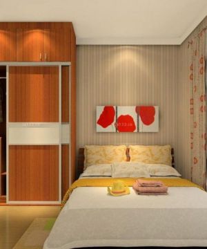 2023现代风格小户型室内卧室衣帽间设计