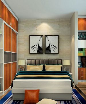 现代风格室内卧室衣帽间装饰设计图片