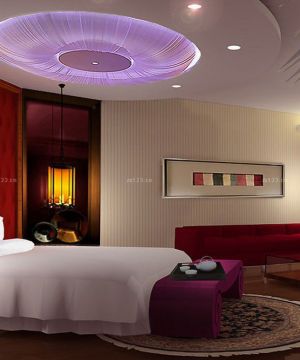 最新现代风格卧室吊顶造型设计图片2025
