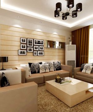 最新地中海风格普通家庭客厅装修效果图片
