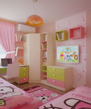 可爱儿童房间设计实景图