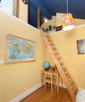 创意儿童房间楼梯设计实景图欣赏