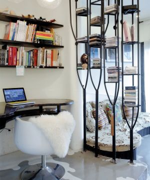 国外经典小户型书房隔断设计效果图片大全