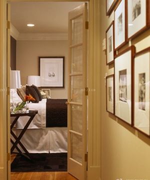 95平房屋卧室玻璃门效果图片大全