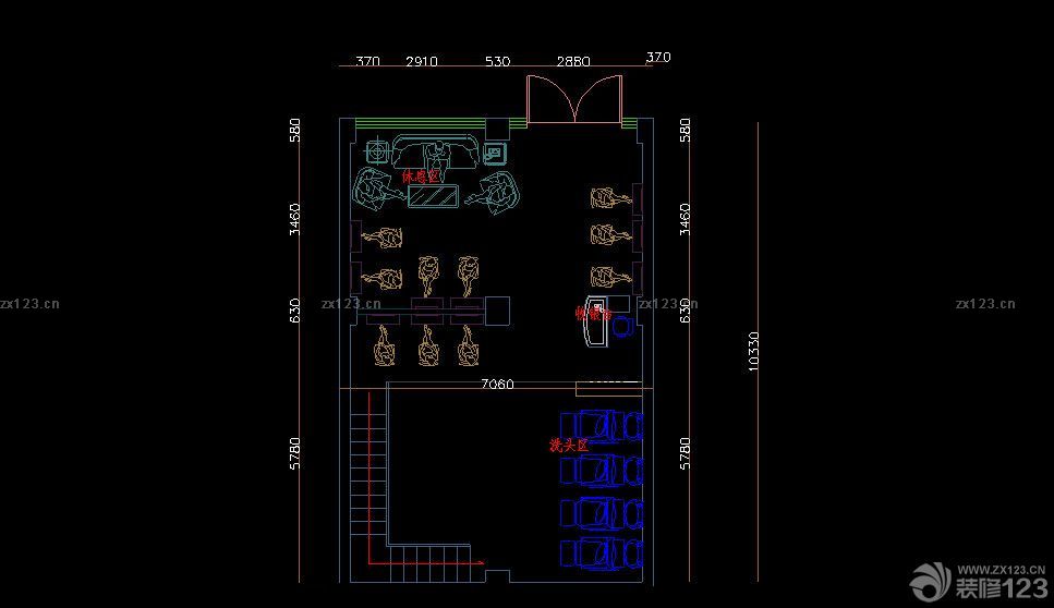 2023最新小美容院店铺平面图