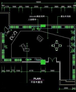 最新商场专柜橱窗店铺平面图