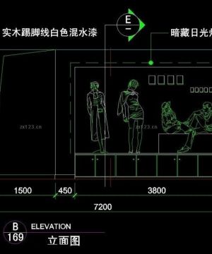 2025服装店店铺橱窗货架设计平面图