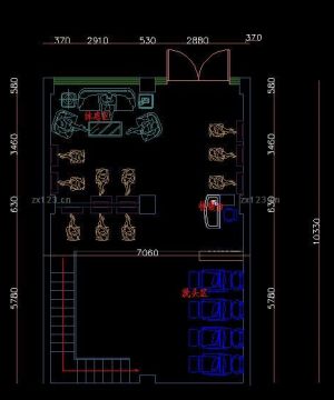 2023最新小美容院店铺平面图