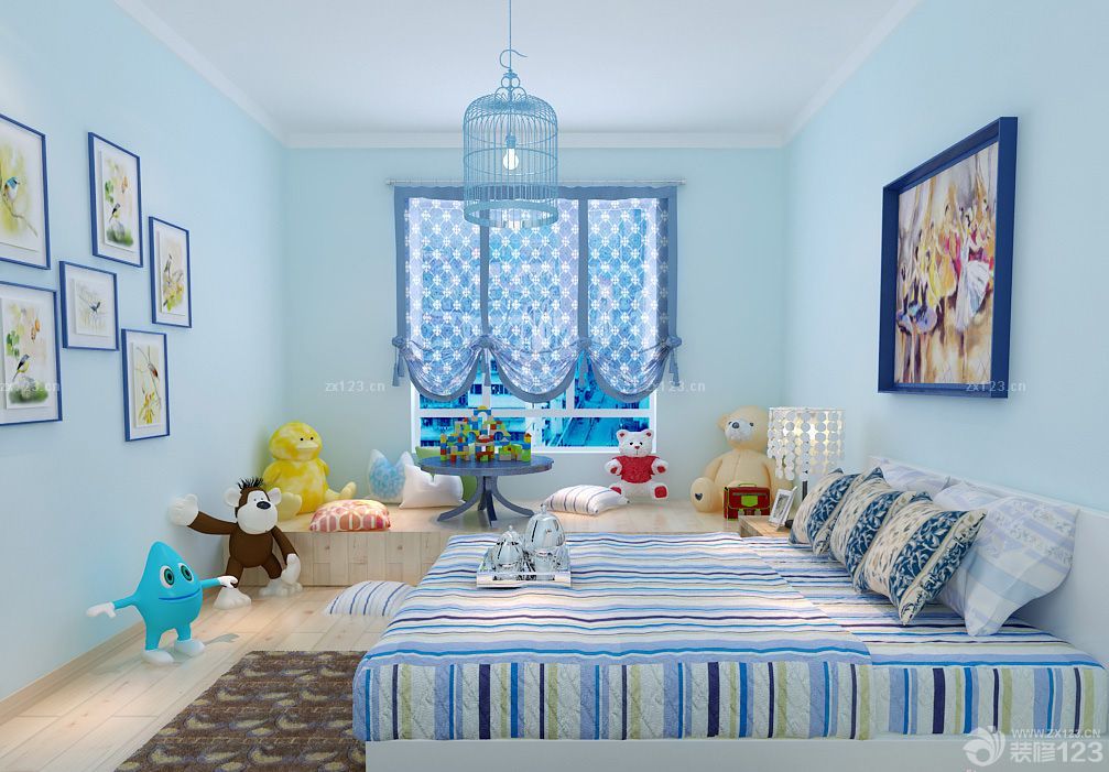 70-80平方小户型交换空间儿童房装修效果图