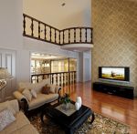 2025经典欧式复式楼大户型客厅装修效果图大全