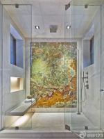 简欧风格别墅淋浴房喷头效果图片欣赏