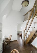 美式简约风格90平米跃层室内设计图片