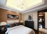 个性简欧风格主卧室吊顶装修样板间大全