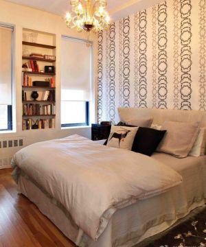 2025最新简约风格主卧室内墙壁纸效果图欣赏