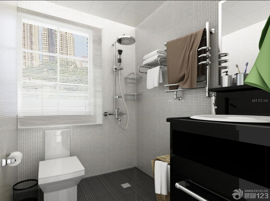 最新80-90平方小户型现代简约风格卫生间装修案例大全