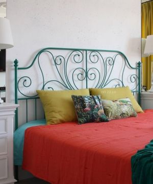 简约美式110-120平米室内铁架床装修效果图片大全