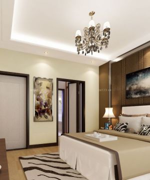 2025最新90平后现代主卧室设计效果图片