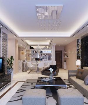 90平后现代实用小户型装修效果图片大全