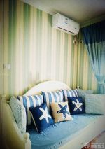 2025最新70平米小户型地中海风格沙发背景墙设计图片