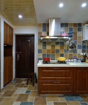 家装50到60平米小户型公寓厨房瓷砖贴图欣赏