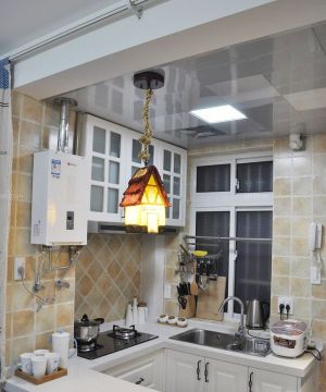 最新70平米小户型地中海风格厨房吊灯设计效果图片