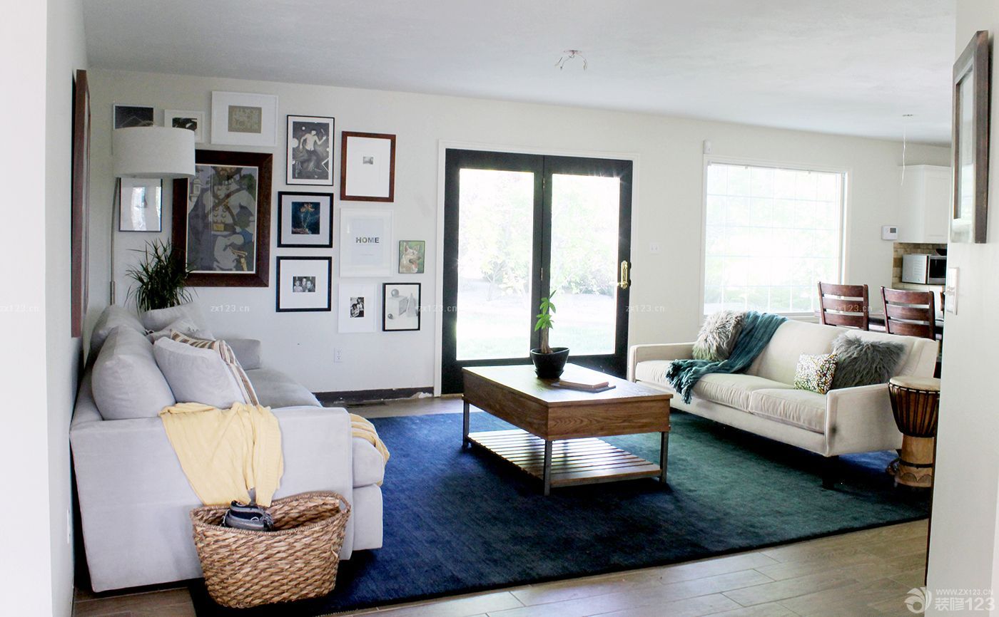 2025最新北欧式风格60平米小居室装修实景图