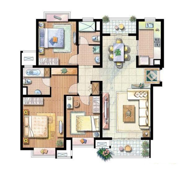 2023最新120平米洋房小别墅设计图