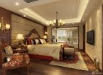 美式风格130平米卧室装修效果图大全2025