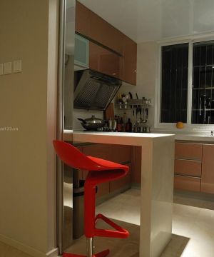 70平方厨房吧台家装设计效果图大全