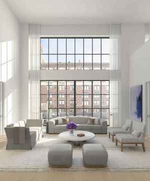 最新现代欧式混搭风格130平米装修设计图2025