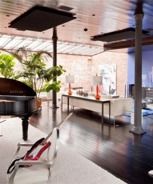 2025时尚混搭风格130平米跃层休闲家具装修图片