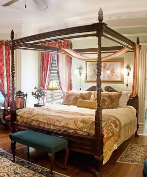 最新美式风格130平米卧室装修效果图大全2025