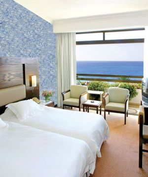 2023最新地中海风格酒店标准间房子110平米装潢图