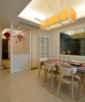 70多平米楼房家装餐厅吊顶装修设计效果图欣赏