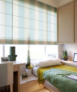 最新70平室内卧室窗帘搭配装修效果图