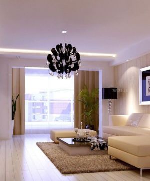 最新100平米两室两厅户型简约装饰画装修设计图片