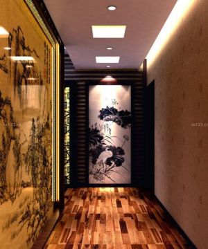 2023新中式风格8万三居室130平米装修图片欣赏