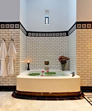东南亚风格130平米房屋家庭浴室装修图大全