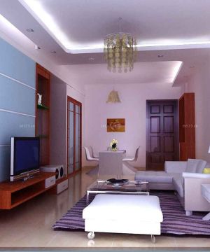 家装现代风格70平客厅装修效果图大全2025图片