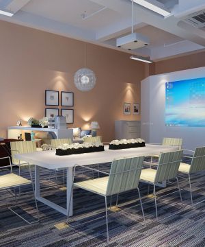 创意家装80平米办公室装修设计效果图片