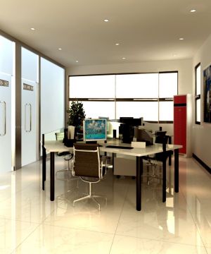 80平米办公室室内装修设计效果图片