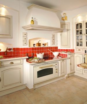 90平米欧式新房厨房装修效果图片欣赏