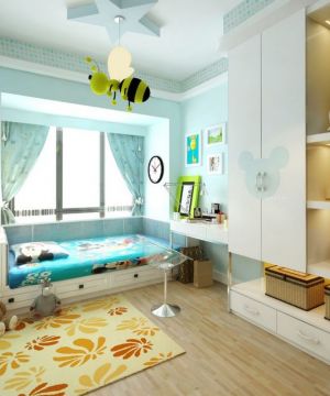 最新70平方米家庭 可爱儿童房间装修效果图片大全