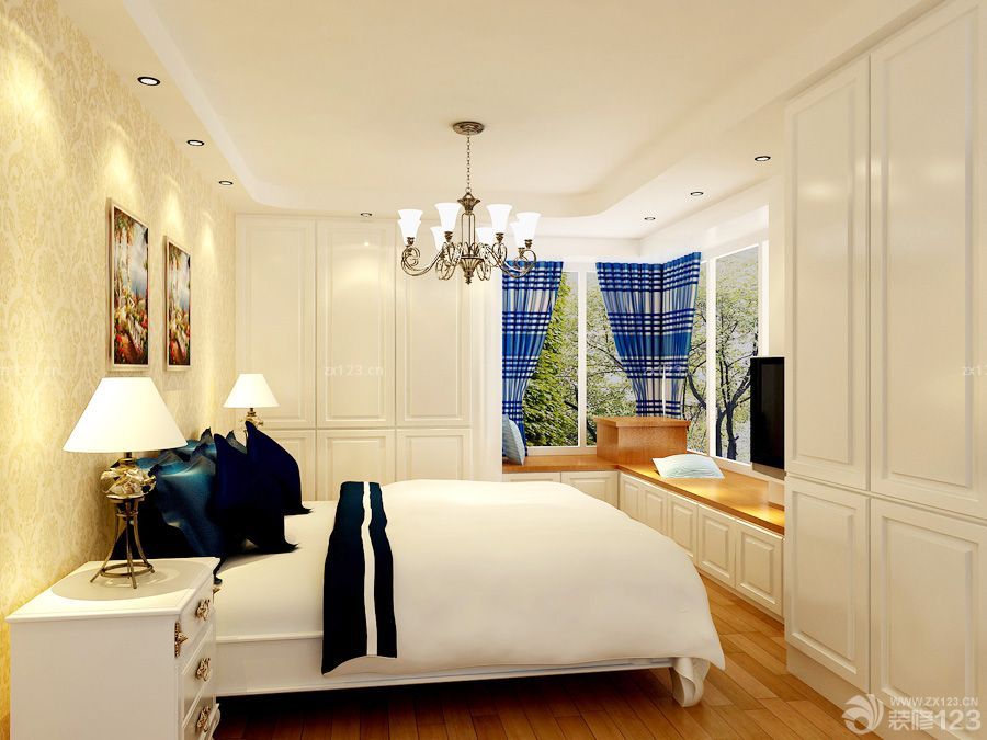 最新现代100平方房子卧室榻榻米设计装修效果图片大全